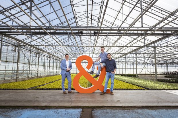 mannen met ampersand
